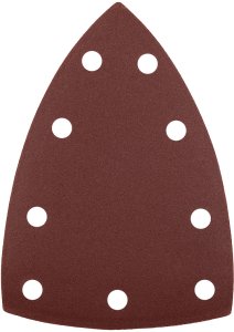 Papiery ścierne na rzep, żelazko 100 x 147 mm, P240, 5 szt., z 9 otworami do 04-623 3