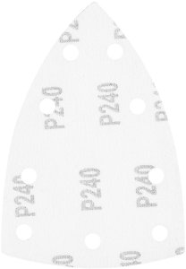 Papiery ścierne na rzep, żelazko 100 x 147 mm, P240, 5 szt., z 9 otworami do 04-623 4