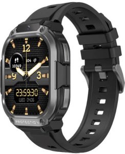 SMARTWATCH ZEGAREK ROZMOWY MENU POLSKIE DAMSKI MĘSKI CZARNY SPORT PL SMART DM63 2