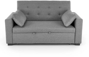 Sofa rozkładana z funkcją spania PAULINIO szara HALMAR 2