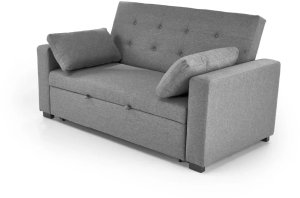 Sofa rozkładana z funkcją spania PAULINIO szara HALMAR 3