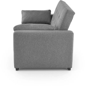 Sofa rozkładana z funkcją spania PAULINIO szara HALMAR 4
