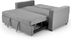 Sofa rozkładana z funkcją spania PAULINIO szara HALMAR 9