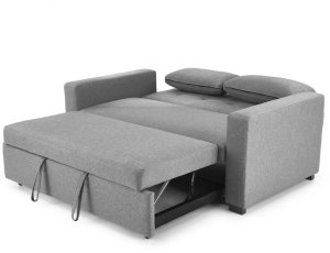 Sofa rozkładana z funkcją spania PAULINIO szara HALMAR 10