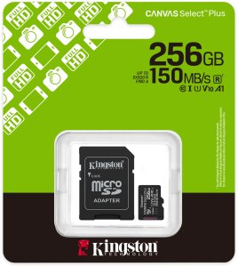 Karta Kingston Canvas Select Plus MicroSDXC 256 GB UHS-I/U1 A1 V10 (SDCS3/256GB) 3