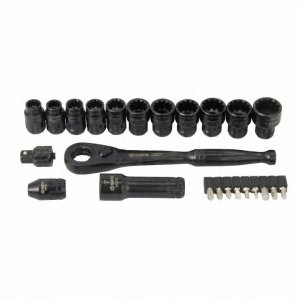 SATA ZESTAW 24 KLUCZY NASADOWYCH PRZELOTOWYCH X6 2