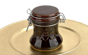 Pojemnik ceramiczny na miód 300 ml Brązowy 3330 5