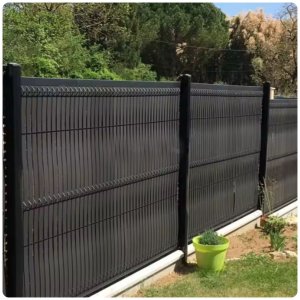 Siatka Cieniująca Na Ogrodzenie Płot Maskująca Szara 1.5M 50M 70g/m? 5