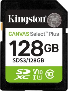 Karta Kingston Canvas Select Plus SDXC 128 GB Class 10 UHS-I/U1 V10 (SDS3/128GB) 2