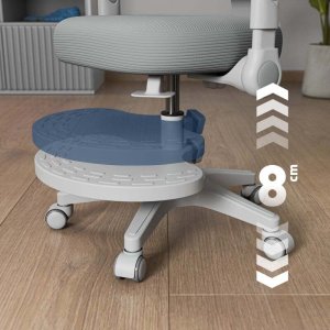 Krzesło biurowe MarkAdler Junior 5.0 Szare 4