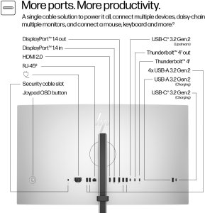 HP 27-calowy monitor konferencyjny seria 7 Pro 4K 727pm 2