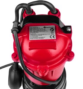 POMPA DO WODY CZYSTEJ BRUDNEJ SZAMBA PŁYWAK Z ROZDRABNIACZEM 750W MAPOWER 12