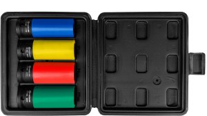 NASADKI UDAROWE 1/2 ZESTAW NASADEK DO FELG ALUMINIOWYCH DŁUGIE 17 19 21 22 5