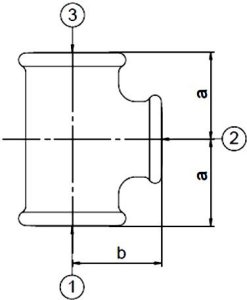 Trójnik ocynk red DN100x65x100  4x21/2x4 2