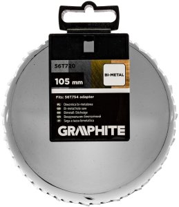 Graphite Otwornica bi-metalowa 105 mm 4