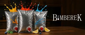 50x Worki Na Sok 3L Z Kranem METALIZOWANY Worek Na Soki MOCNY Bag in Box 14