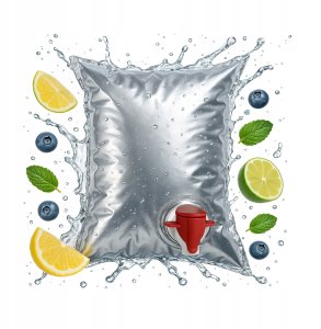 50x Worki Na Sok 3L Z Kranem METALIZOWANY Worek Na Soki MOCNY Bag in Box 2
