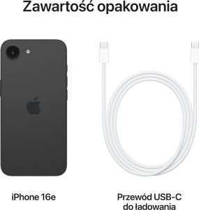 Smartfon Apple  iPhone 16e 5G 8/128GB Czarny  (MD1Q4QN/A) 9