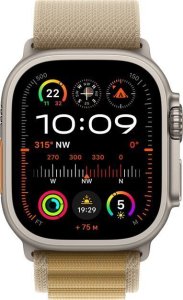 Smartwatch Apple Watch Ultra 2 GPS + Cellular 49mm Titanium Case Alpine Loop Medium Beżowy (MX4F3EL/A) 2