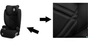 Lionelo Hugo i-Size fotelik samochodowy 15-36 kg Sport Black Red 2