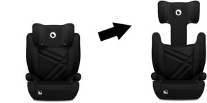Lionelo Hugo i-Size fotelik samochodowy 15-36 kg Sport Black Red 3