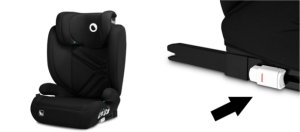 Lionelo Hugo i-Size fotelik samochodowy 15-36 kg Sport Black Red 4