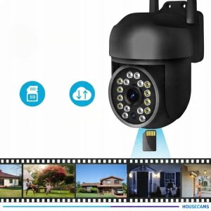 Zewnętrzna Kamera Obrotowa 8MPx IP Wi-Fi ULTRA HD Funkcje AI AUDIO CZARNA 6