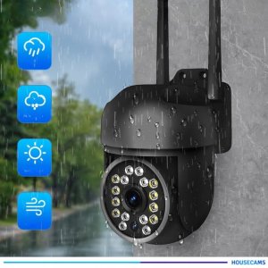 Zewnętrzna Kamera Obrotowa 8MPx IP Wi-Fi ULTRA HD Funkcje AI AUDIO CZARNA 7