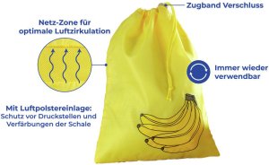 Torba do przechowywania bananów, poliester 2