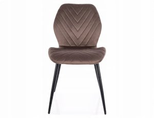 Krzesło tapicerowane MIKE VELVET Cappuccino 3