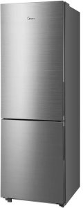 Lodówka Midea Refrigerator | MDRB600MME46 | Energy efficiency class E | Free standing | Combi | Height 201 cm | No Frost system | Fridge net capacity 313 L | Freezer net capacity 130 L | Display | 35 dB | Stainless steel 8
