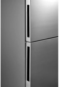 Lodówka Midea Refrigerator | MDRB600MME46 | Energy efficiency class E | Free standing | Combi | Height 201 cm | No Frost system | Fridge net capacity 313 L | Freezer net capacity 130 L | Display | 35 dB | Stainless steel 9