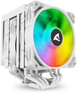 Sharkoon A60 RGB Procesor Chłodnica powietrza 12 cm Biały 1 szt. 1