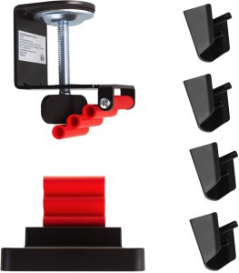 Organizer kabli / maskownica do biurka Nano RS, 1345mm, czano czerwony, RS125 7