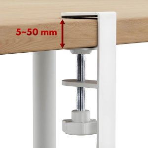 Organizer podbiurkowy na kable Maclean, max. obciążenie 5kg, max. 728mm, biały, MC-103 W 8