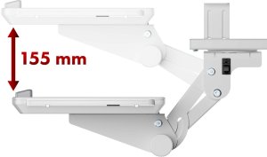 Maclean Uchwyt na klawiaturę podbiurkowy , regulowany, max. 5kg, biały, MC-156 W 7