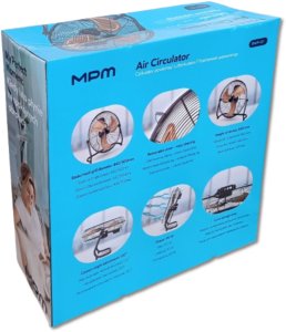 Wiatrak - Wentylator podłogowy - Cyrkulator 90W 8