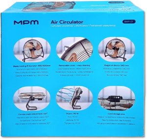 Wiatrak - Wentylator podłogowy - Cyrkulator 90W 10