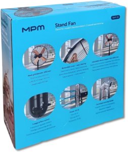 Wiatrak - Wentylator podłogowy MPM BWP-08 - 50W 3