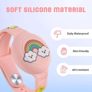 Pasek Tech-Protect Smooth For Kids do Apple AirTag 1 / 2 Colorful [2 PACK] 3