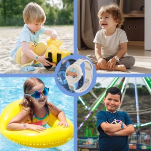 Pasek Tech-Protect Smooth For Kids do Apple AirTag 1 / 2 Colorful [2 PACK] 4