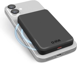 Powerbank SBS Mag Power Qi2 5000 mAh kompatybilny z MagSafe - czarny 8