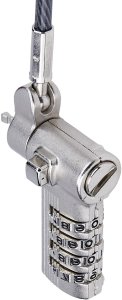 Linka zabezpieczająca StarTech .com 25-Pack Laptop Lock, Compatible w/Noble Wedge/Nano/K-Slot - zamek kablowy zabezpieczający - srebrny, czarny - 2 m - zgodny z TAA (Packung mit 25) 2