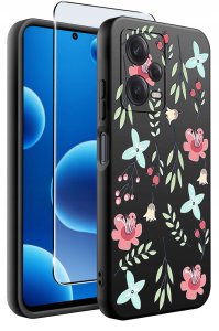 krainaGSM ETUI do Xiaomi Redmi Note 12 5G |Poco X5 5G | WZORY | SILIKONOWE MATT SZKŁO 2