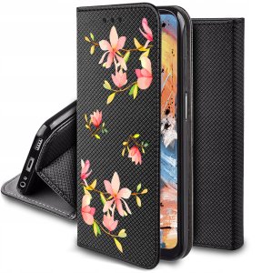 krainaGSM Etui do Realme Note 60 MAGNET WZORY CASE PORTFEL + SZKŁO 9H 5