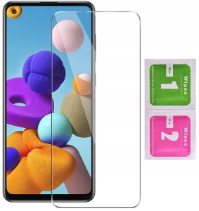 krainaGSM Etui do Samsung Galaxy A21s MAGNET WZORY CASE PORTFEL + SZKŁO 9H 7