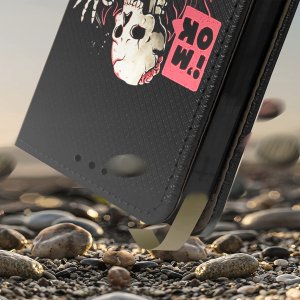 krainaGSM Etui do Samsung Galaxy A20e MAGNET WZORY CASE PORTFEL + SZKŁO 9H 4