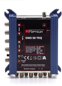 Multiswitch 5/8 Opticum OMS TRQ z regulacją 2