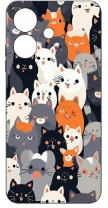 Etui do Oppo A40 | A40M | WZORY | SILIKONOWE MATT SZKŁO 9H 3