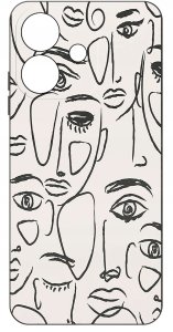 Etui do Oppo A40 | A40M | WZORY | SILIKONOWE MATT SZKŁO 9H 3